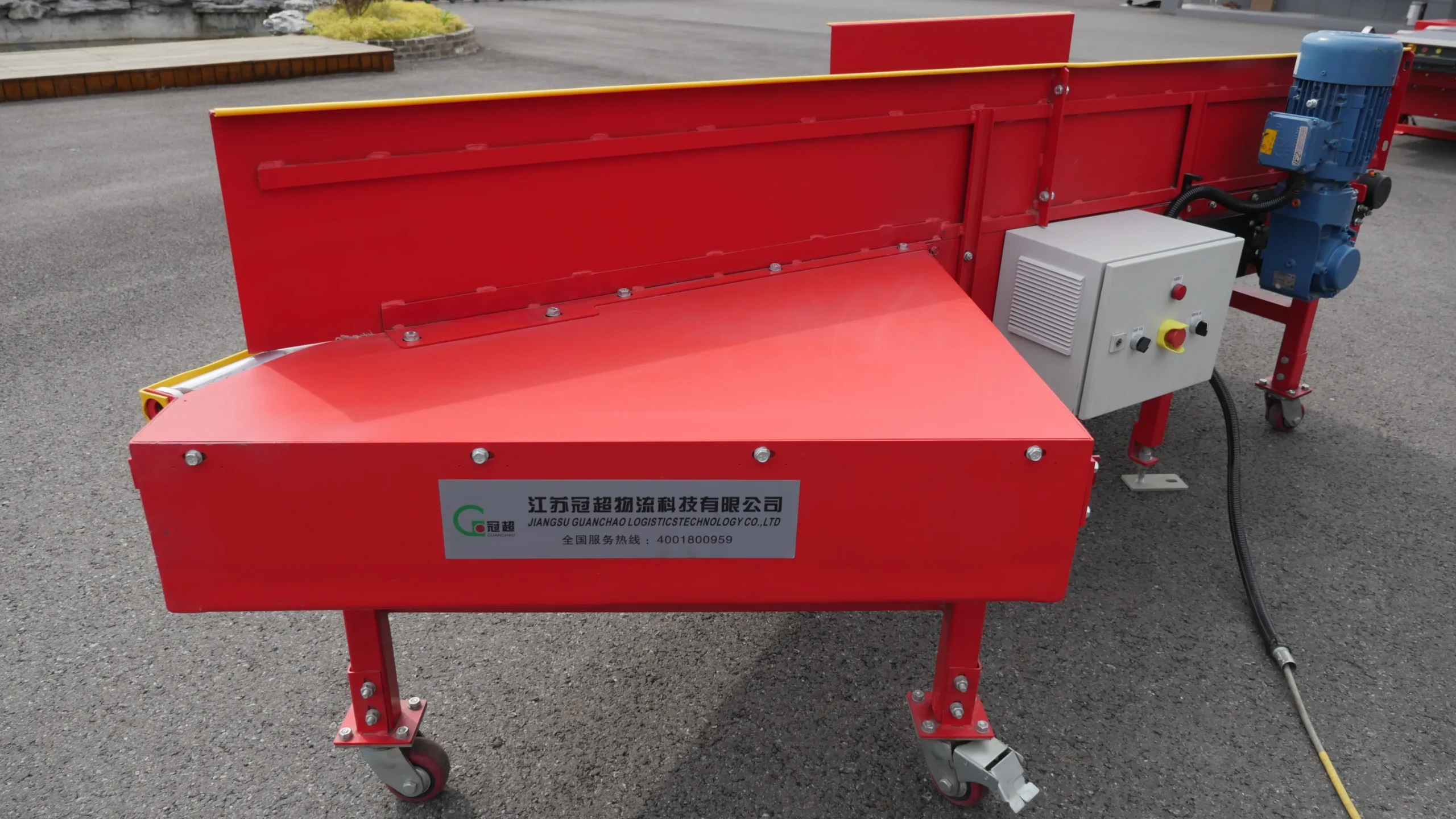 Angled Belt Conveyor 1